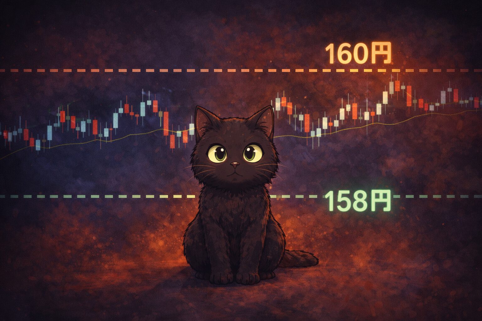 レンジ相場と黒猫